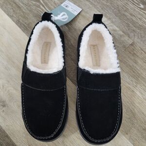 Revitalign Womens Rio Black Cozy Loafer Shoes Size 6.5B